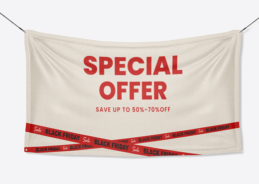 Black Friday Special Offer Vinyl Banner