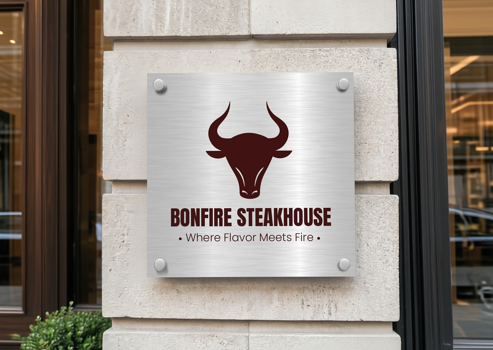 Outdoor Metal Sign