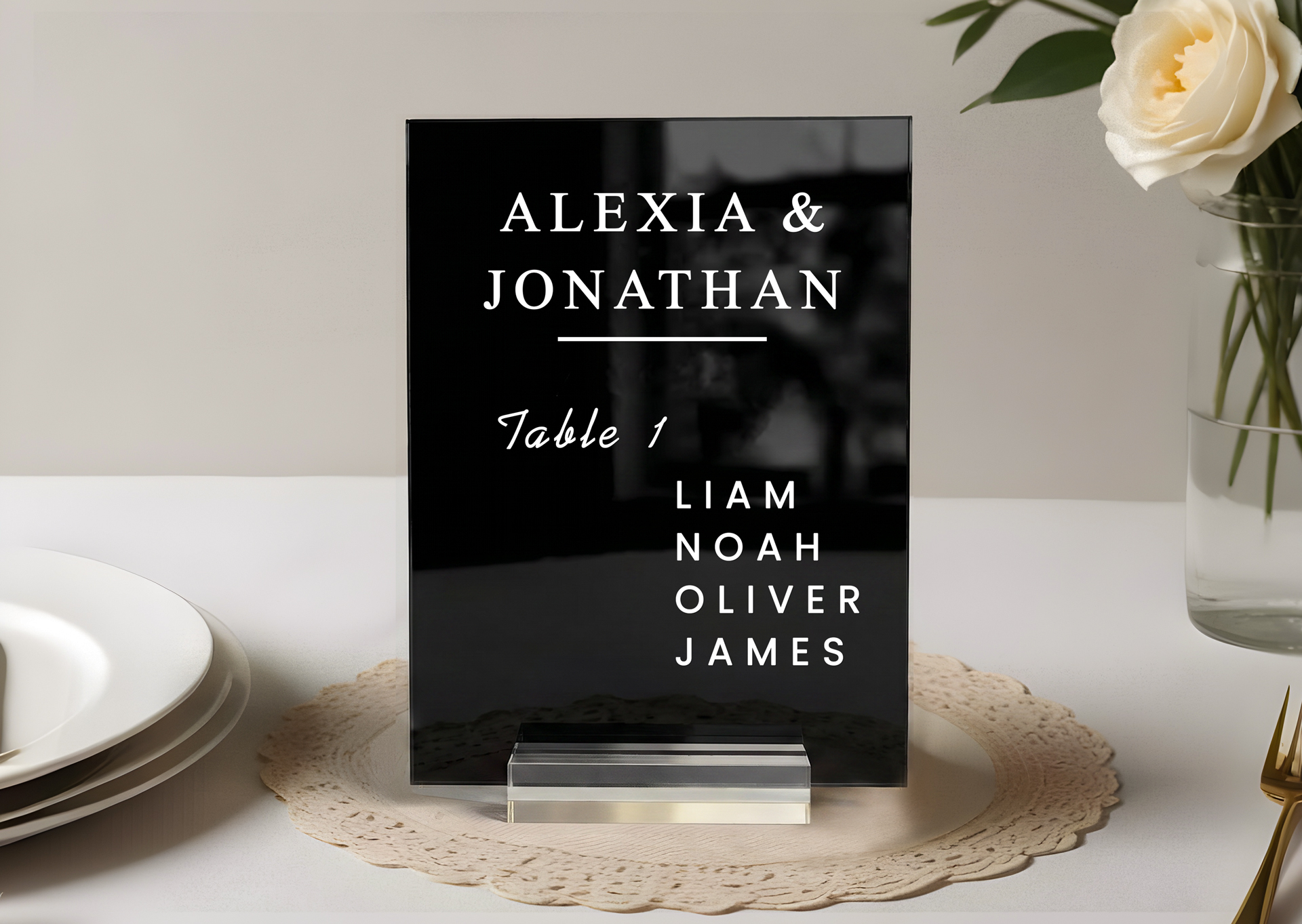 Personalized Tabletop Signs
