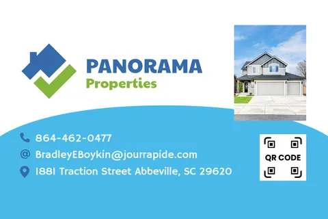 Blue and White Real Estate Promotion Sign Template