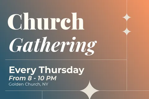 Church Gathering Event Sign Template
