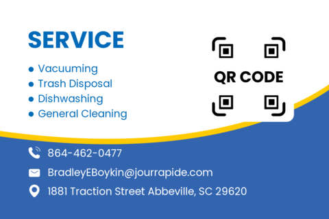 Colorful Cleaning Services Business Card Template