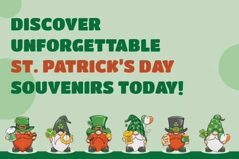 Festive St. Patrick's Souvenirs Sign Template
