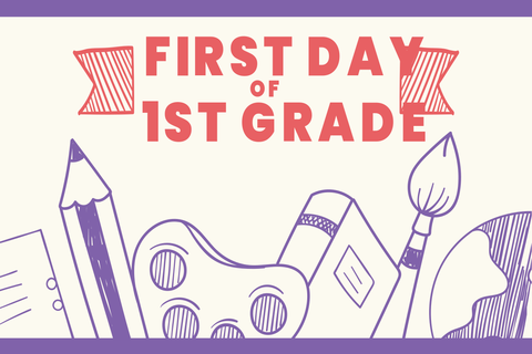 Vibrant Back to School Sign Template