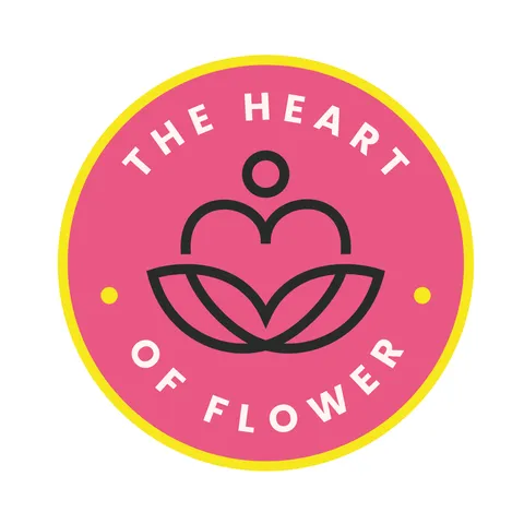 The Heart of Flower Logo Template