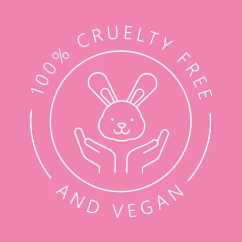 Pink Cruelty-Free and Vegan Bunny Head Template