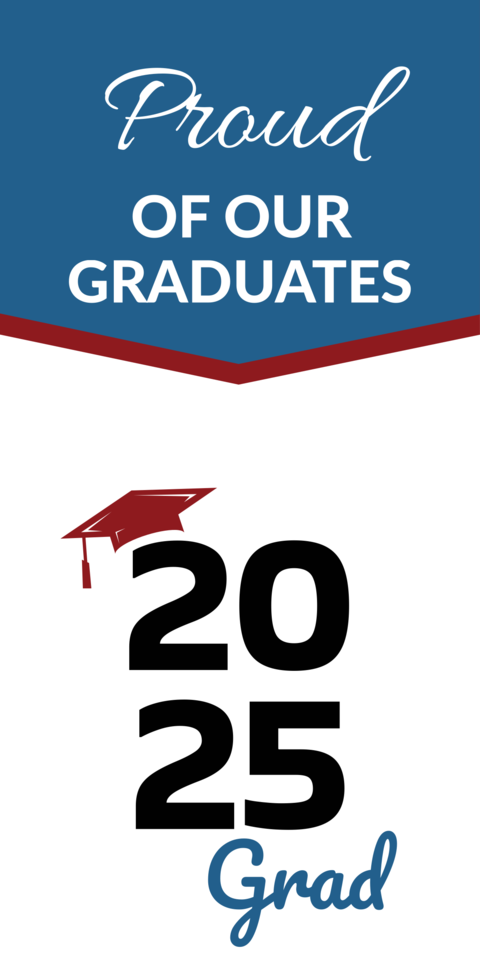 Proud of Our Graduates Sign Template