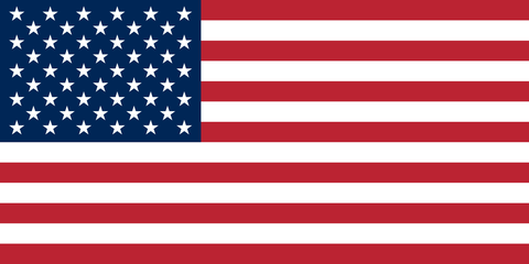 Traditional American Flag Sign Template