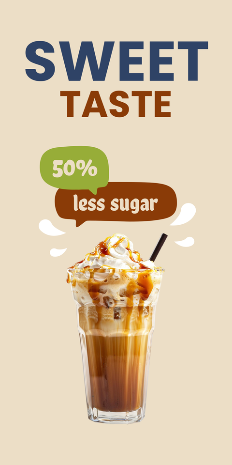 Sweet Taste Promotional Sign Template