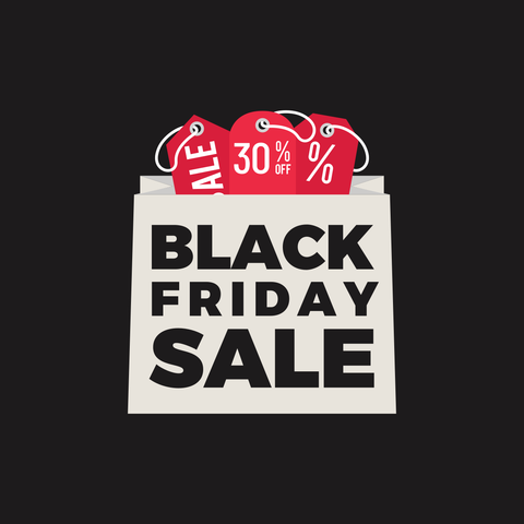 Black Friday Sale Thirty Percent Off Sign Template