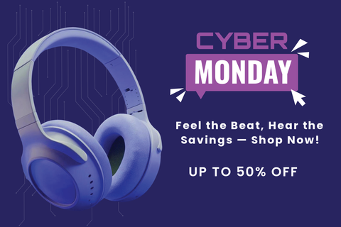 Cyber Monday Feel the Beat Sign Template