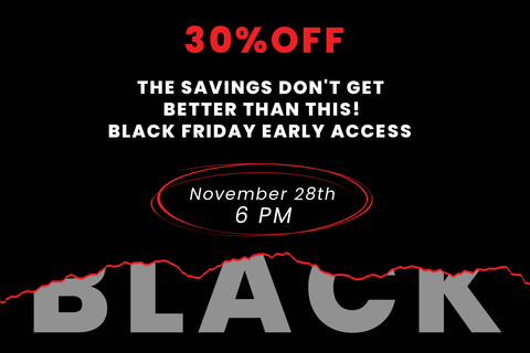 Thirty Percent Off Black Friday Sign Template