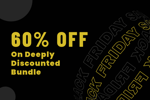 Deeply Discounted Bundle Black Friday Sign Template