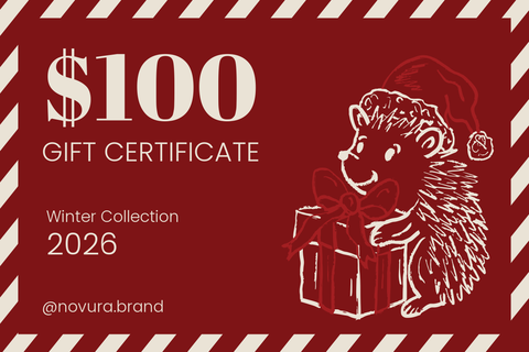 Red Christmas Gift Certificate Template