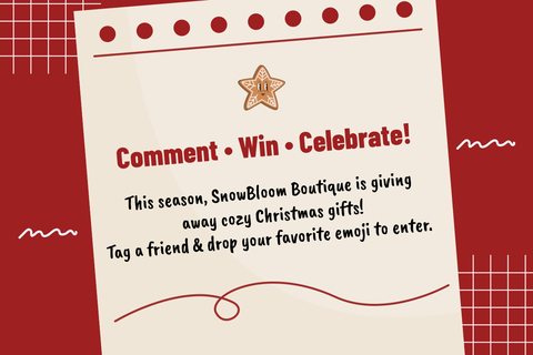 Christmas Social Media Contest Sign Template