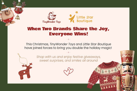 Christmas Partnership Promotional Sign Template