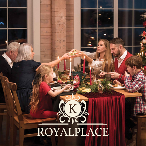 Christmas Family Dinner Restaurant Sign Template