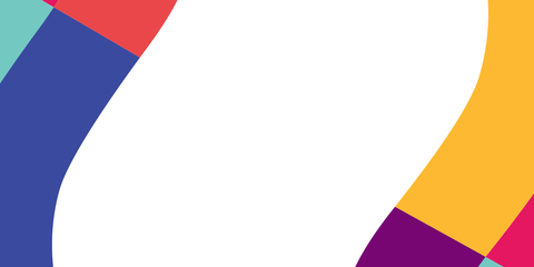 Colorful Geometric Business Card Frame Template