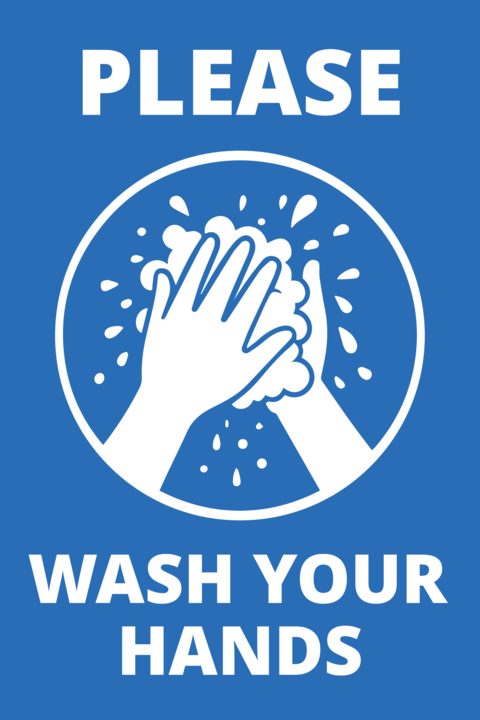 Please Wash Your Hands Sign Template