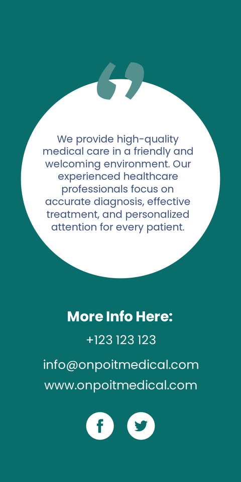 Healthcare Services Information Sign Template