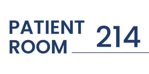 Patient Room Number Sign Template
