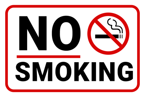 No Smoking Safety Sign Template