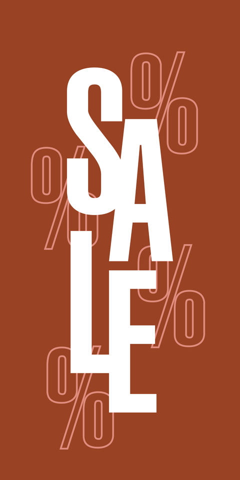 Modern Sale Promotion Vertical Sign Template
