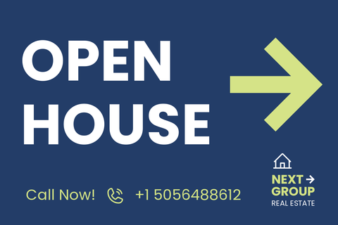 Open House Directional Sign Template