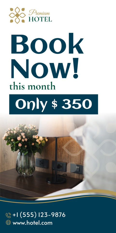 Hotel Offer Advertising Sign Template