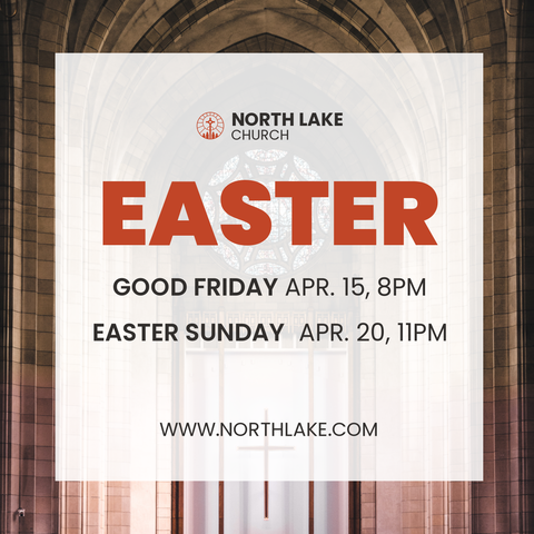 North Lake Church Easter Service Schedule Template