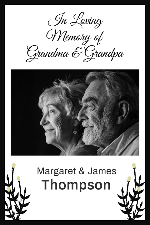 In Loving Memory Wedding Sign Template