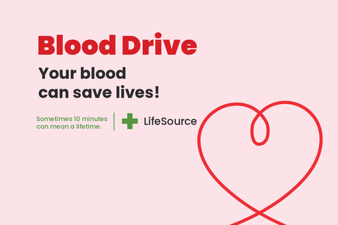 Blood Drive Clinic Sign Template