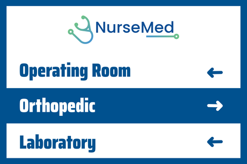 Hospital Medical Facility Wayfinding Sign Template