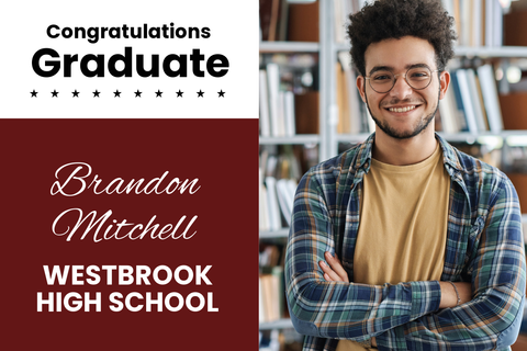 High School Graduate Photo Sign Template