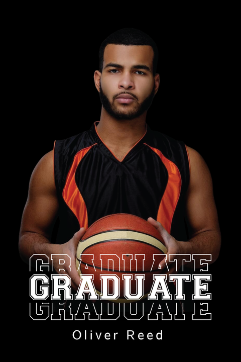 Dark Sports Graduate Portrait Sign Template