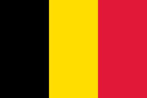 Belgian National Flag Sign Template