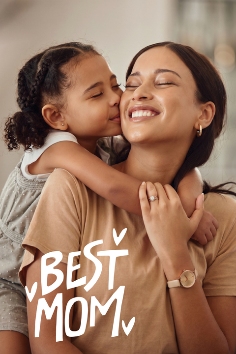 Best Mom Portrait Mother's Day Sign Template