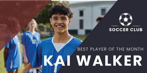Best Player of the Month Sign Template