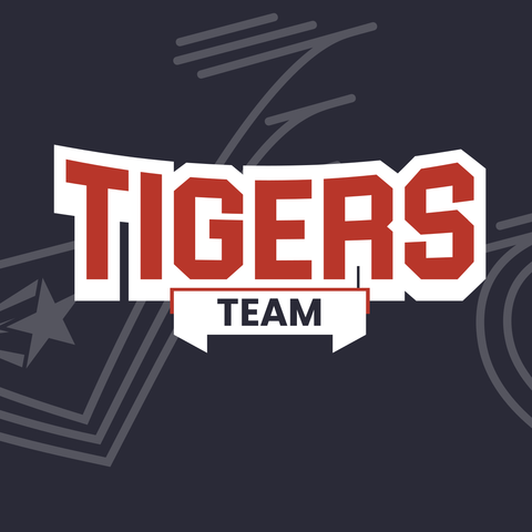 Tigers Team Sports Sign Template