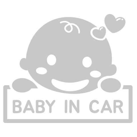 Baby in Car Warning Notice Safety Sign Template