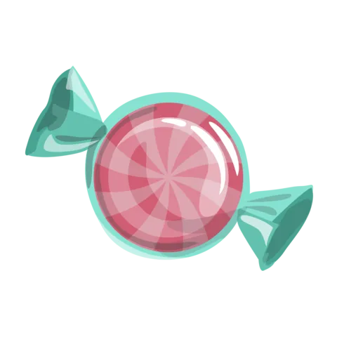 Pink and Turquoise Butterscotch Candy Template