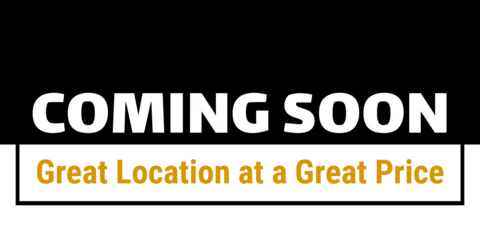 Black and White Coming Soon with a Slogan Sign Template