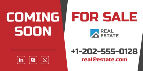 Coming Soon For Sale Real Estate Template