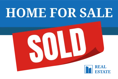 Home For Sale Sold Property Sign Template