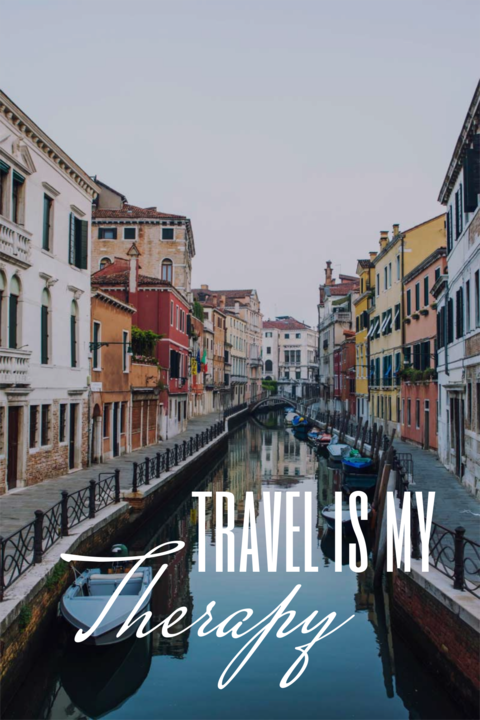 Venice-Themed Travel-Inspired Quote Sign Template