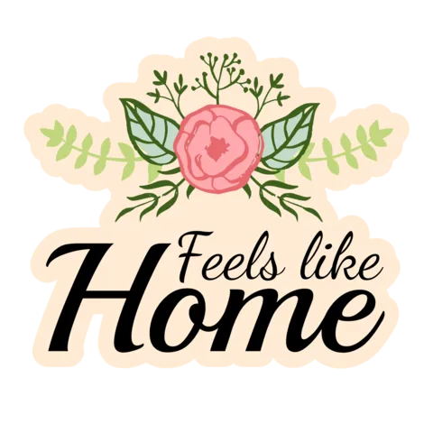 Sweet Message With Floral Elements Template