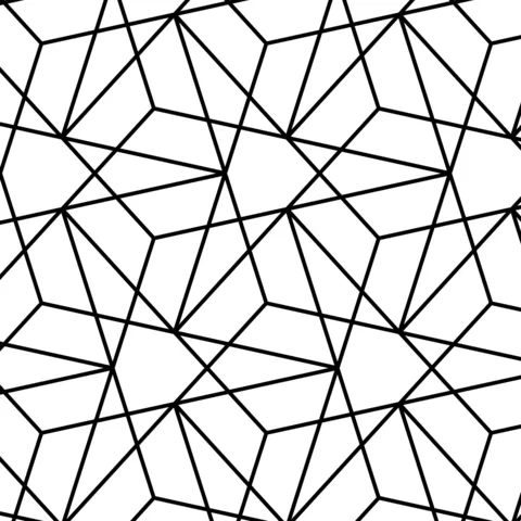 Black and White Geometric Art Sign Template