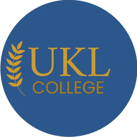 Circular Blue College Graduation Sign Template