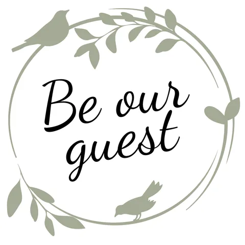 Birds and Leaves Guest Welcoming Sign Template