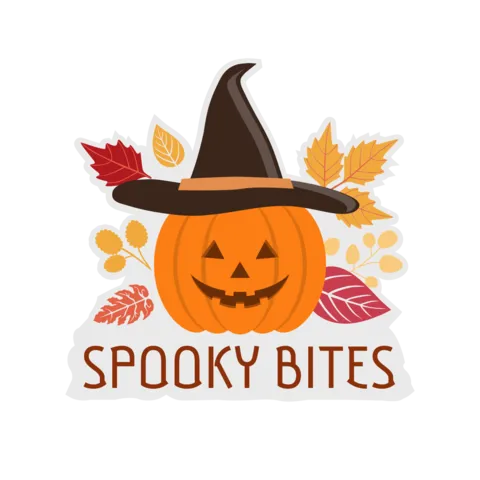 Pumpkin With a Hat Halloween Sign Template